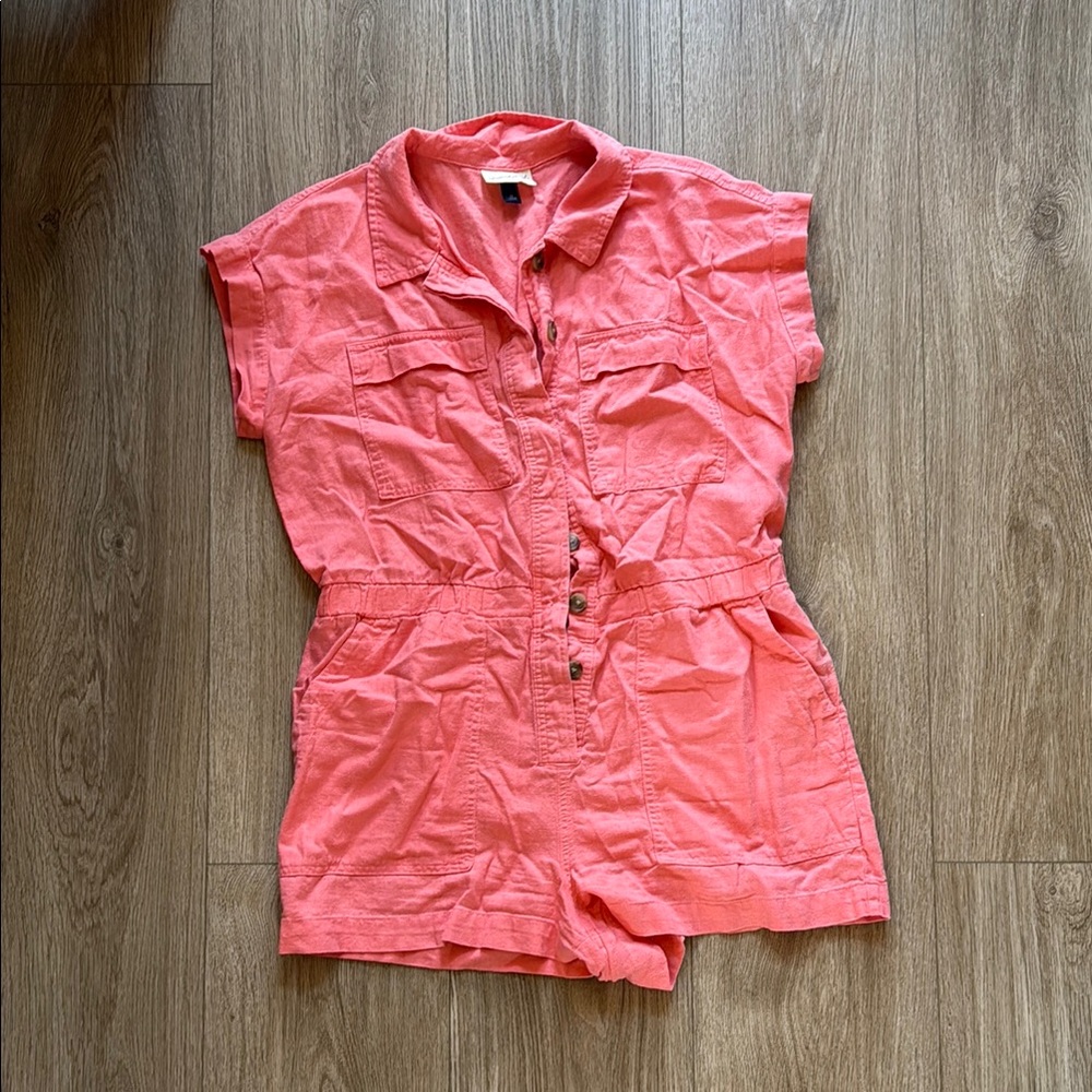 Universal Thread Pink Collared Top